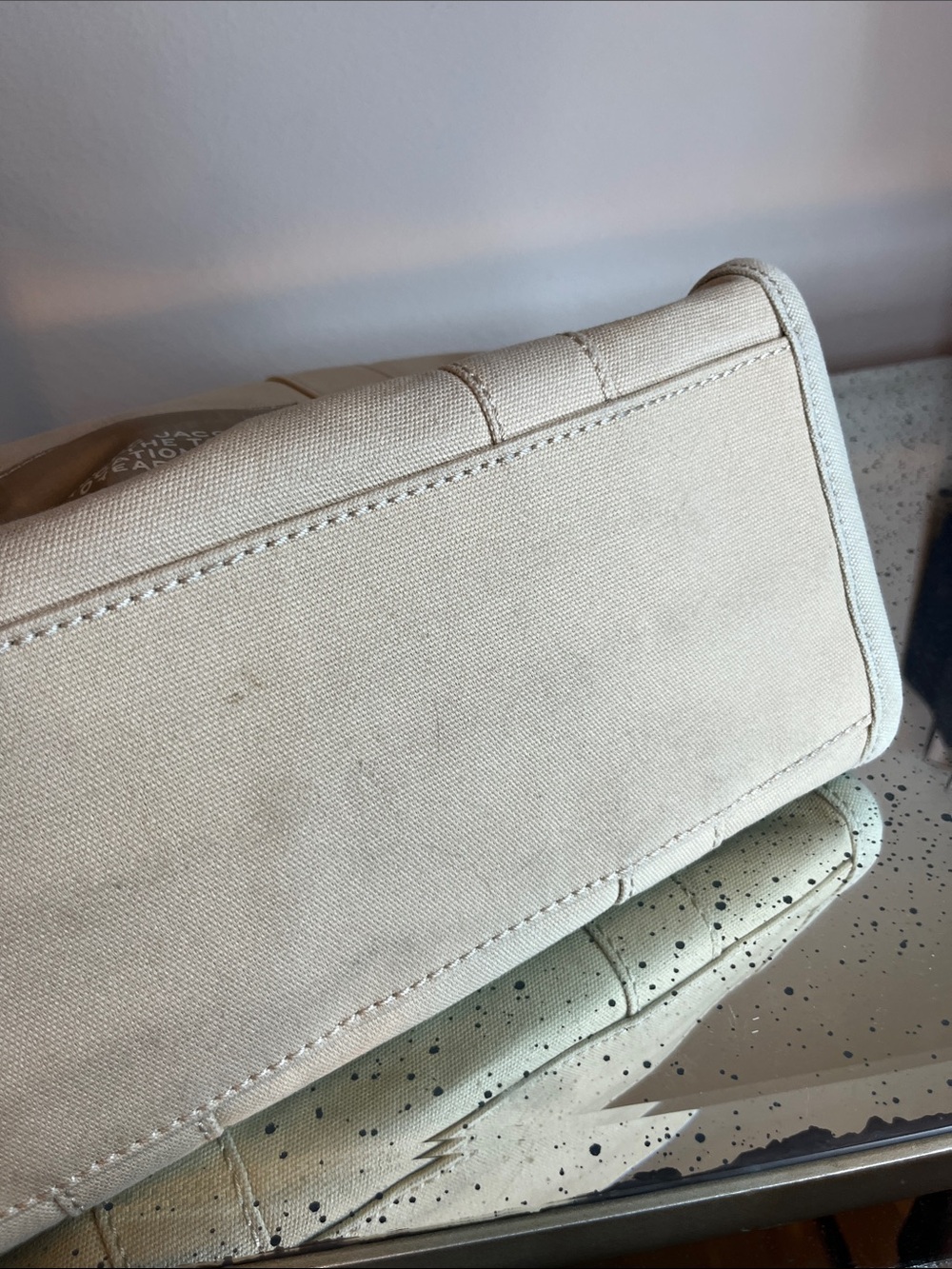 Marc Jacobs Beige Canvas Logo Tote - Picture 11 of 15
